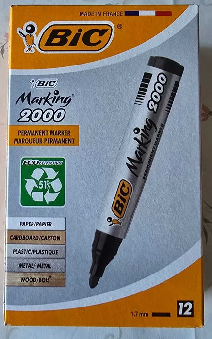 Caneta BIC Marking 2000  preta