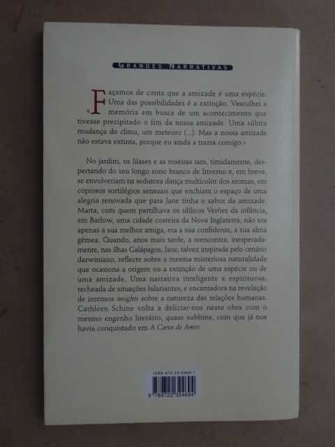 A Evolução de Jane de Cathleen Schine - 1ª Edição