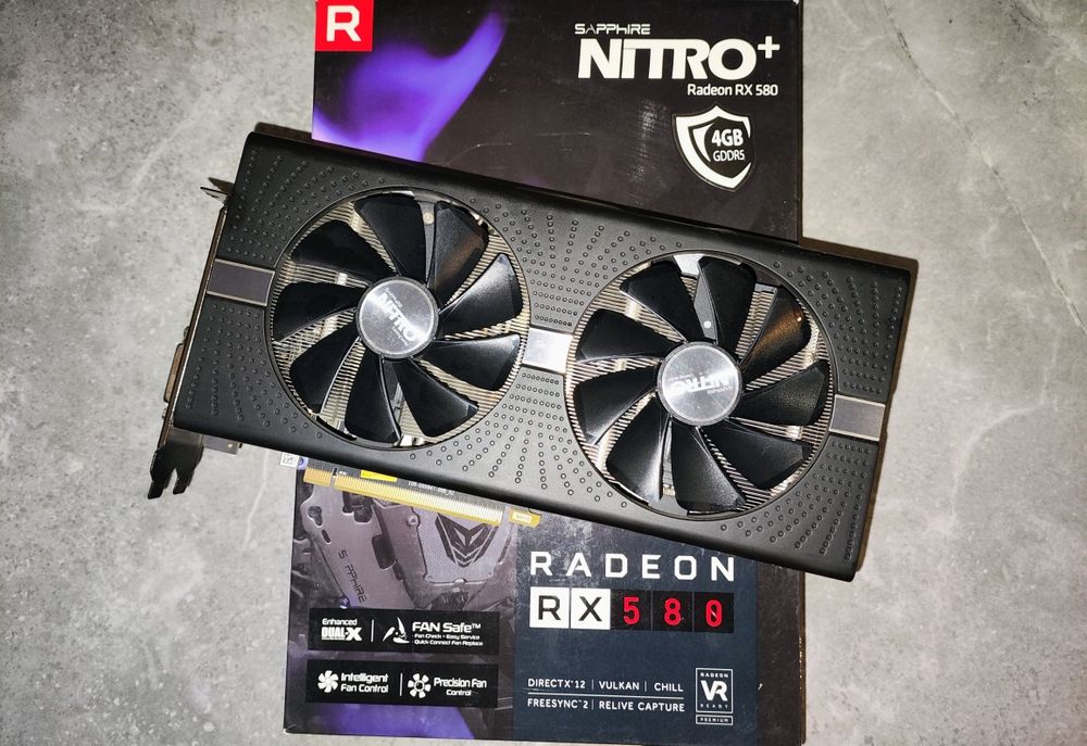 Відеокарта ідеальний стан Sapphire Nitro+ RX 580 GDDR5 4gb