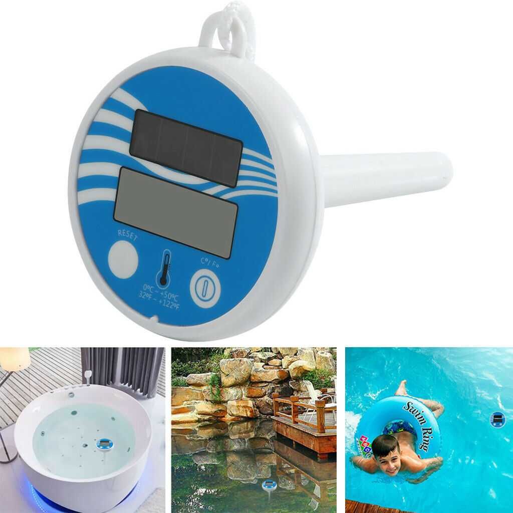 Medidor temperatura água piscinas