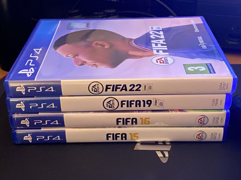 Fifa 22, 19, 16 e 15