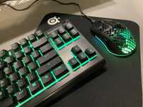Klawiatura steelseries apex 3 i myszka steelseries aerox 3