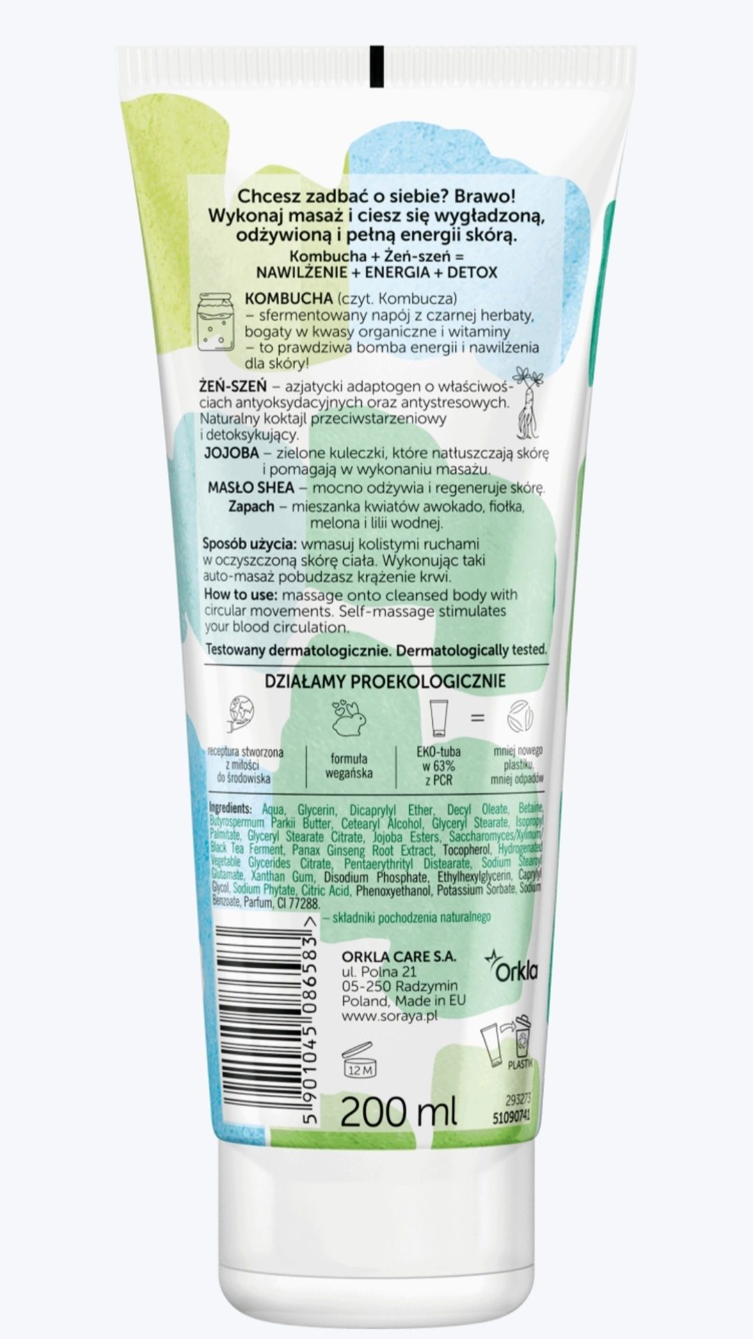 Soraya Kombucha regenerujące serum do ciała