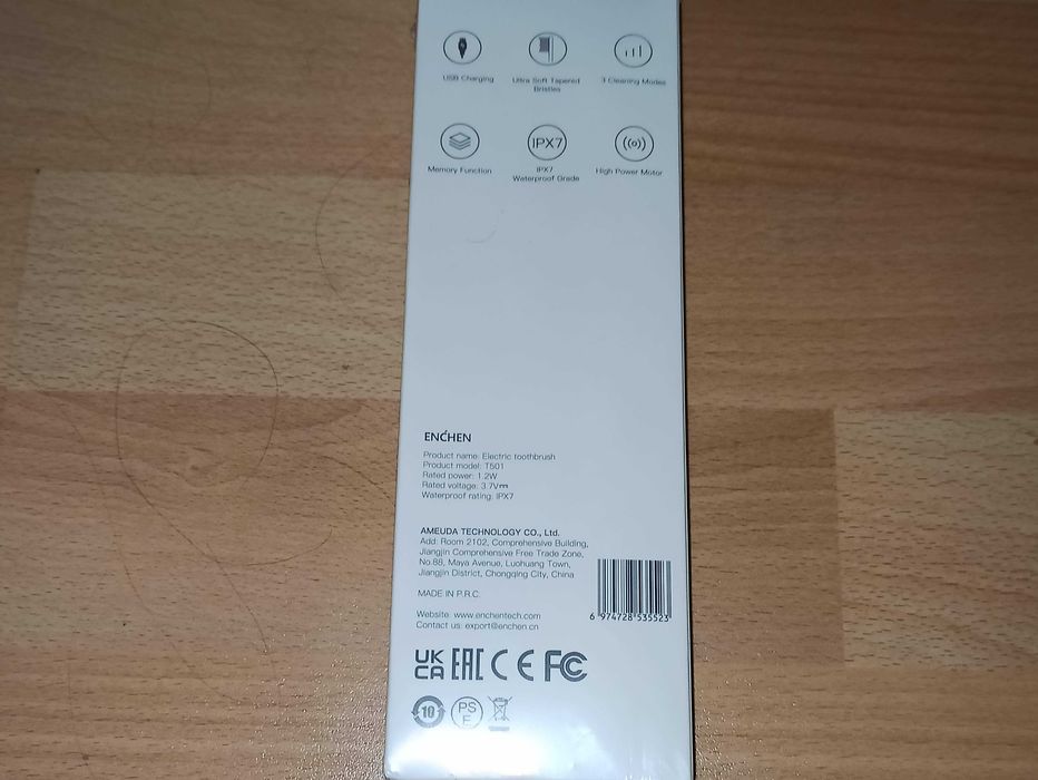 Ультразвукова акумуляторна зубна щітка XIAOMI Enchen T501 3 режими