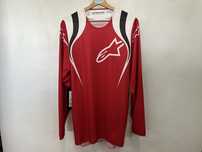 Bluza koszulka cross enduro ALPINESTARS czerwona biała rozmiar L