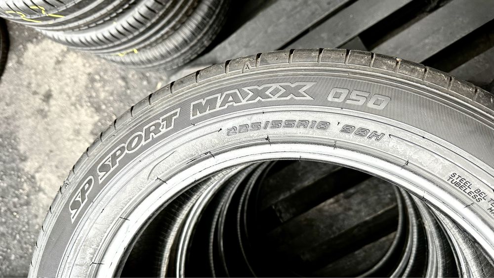 225/55/18 Dunlop Sport Maxx050 | 99%остаток | летние шины | 2021г