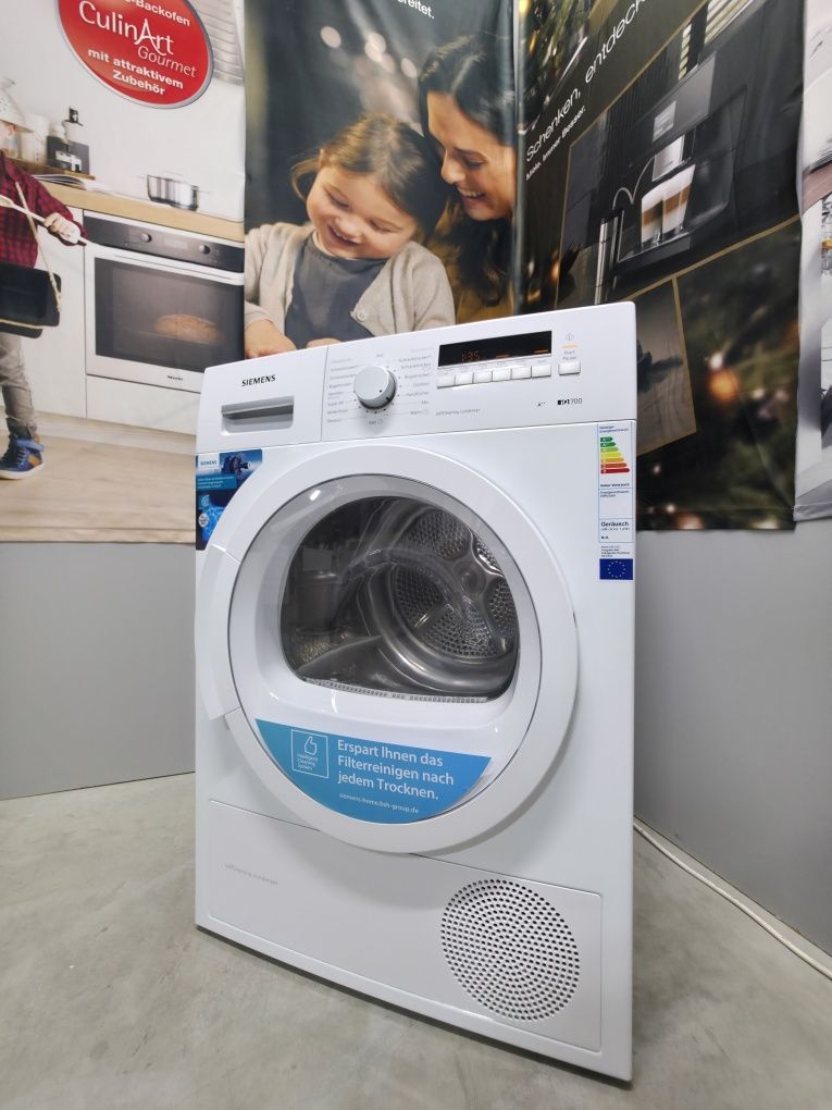 Сушильна машина SIEMENS iQ700 тепловий насос  A++ 8КГ Germany