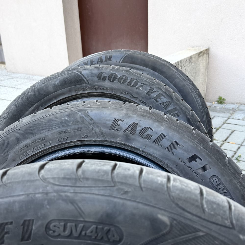 Homologacja do Audi Q7 - GoodYear Eagle F1 SUV 255/55R19 opony A0