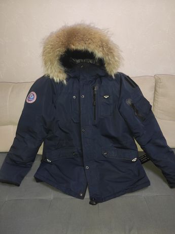 Парка зимова куртка 48-50 натур мех