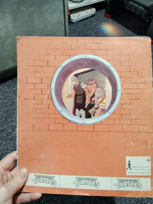 Album plus poster turtles ninja żółwie 1990r gratka dla kolekcjonerów