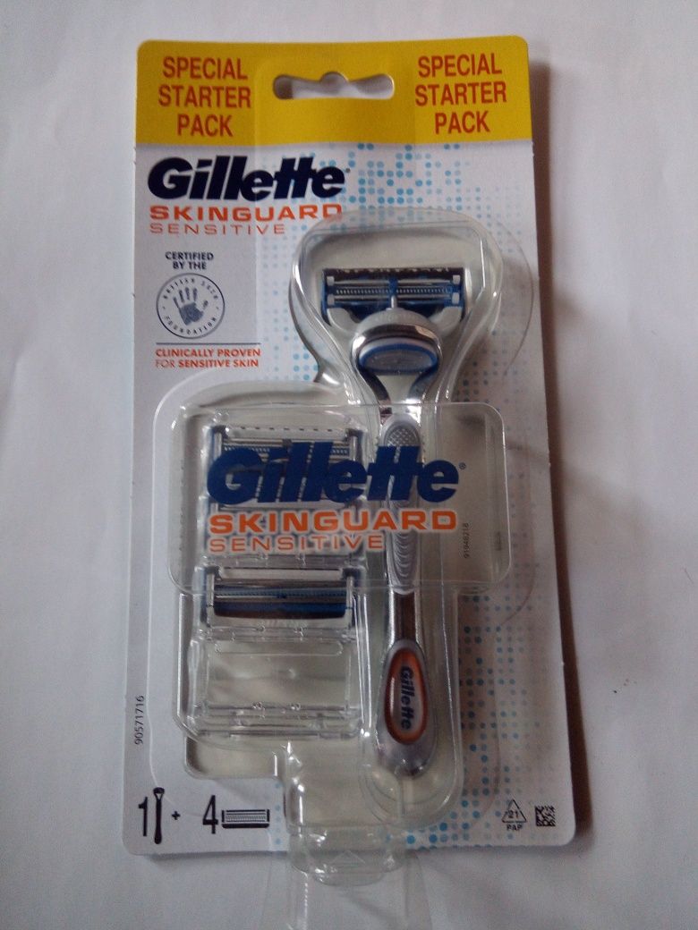 Gillette-Zestaw Skinguard Rączka+4y Wkłady