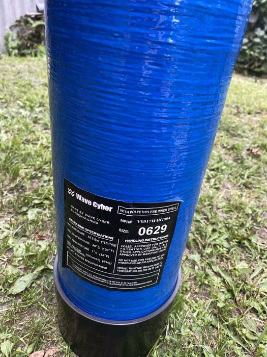 Фільтр, 0629 фільтруюча колона для очистки та помягшення води