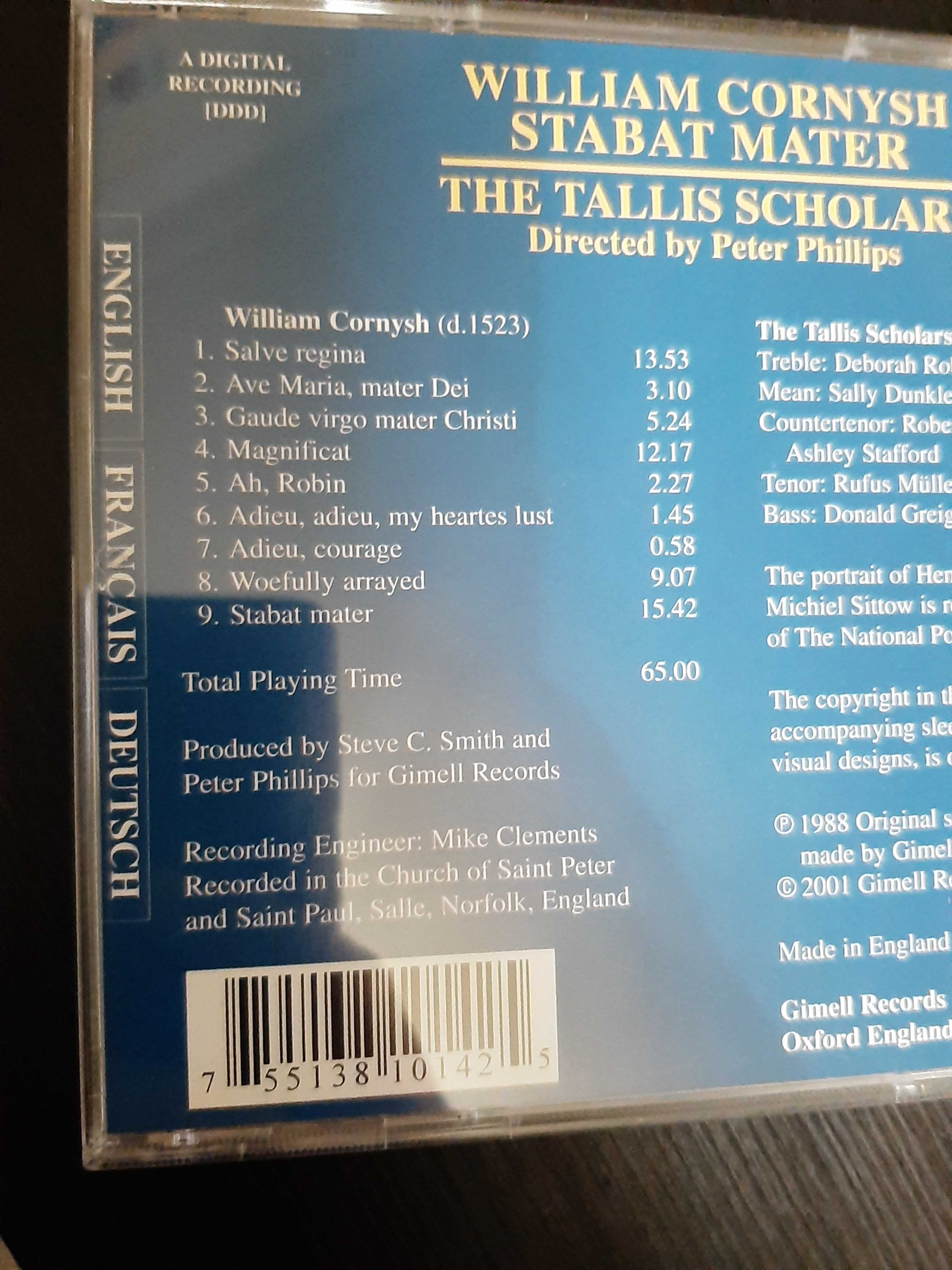 William Cornysh – Stabat Mater – The Tallis Scholars