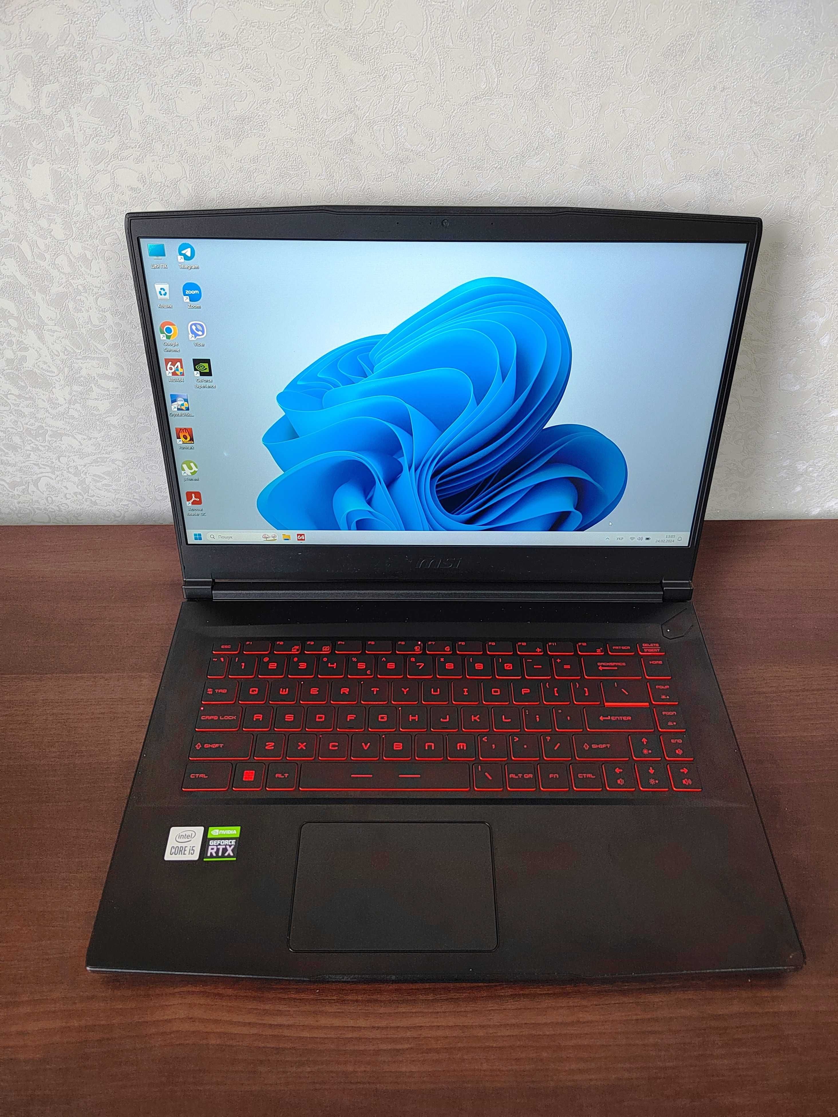 MSI GF65 Thin 15.6 Full HD/i5-10500H/RTX 3060/16/512