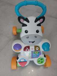 Chodzik pchacz zebra fisher price dla dziecka