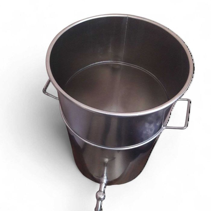 бочка 100 літрів з нержавіючої сталі з краном і кришкою