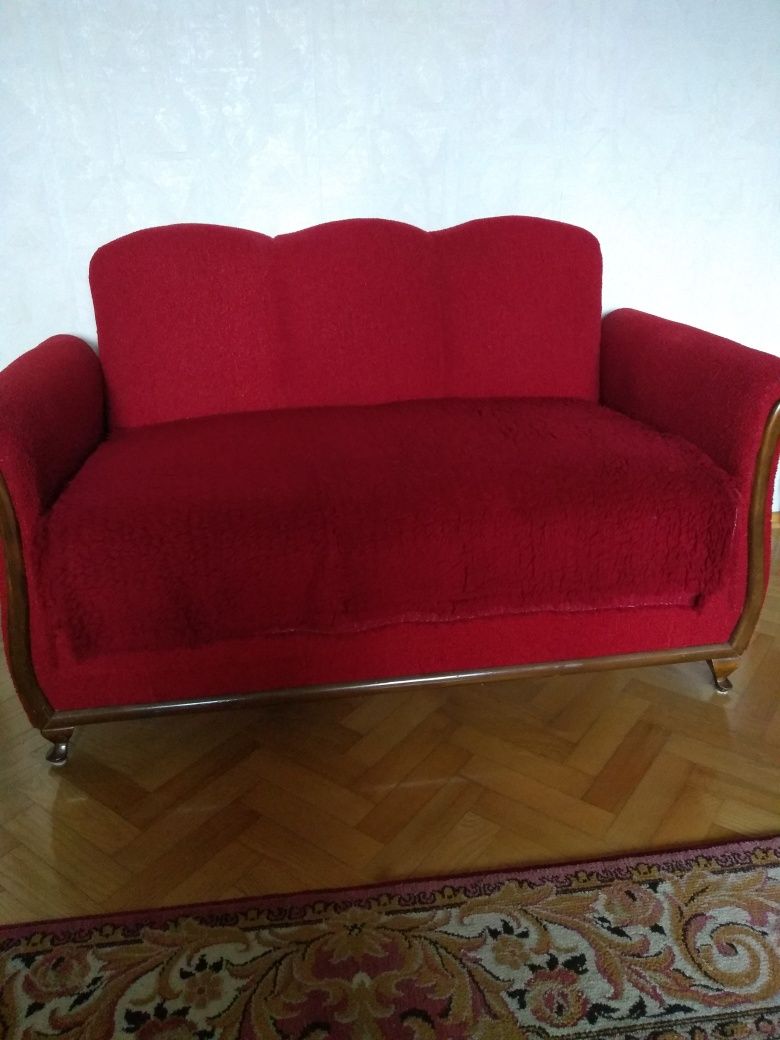 Stylowe meble ! Fotele , pufy , sofa - komplet.