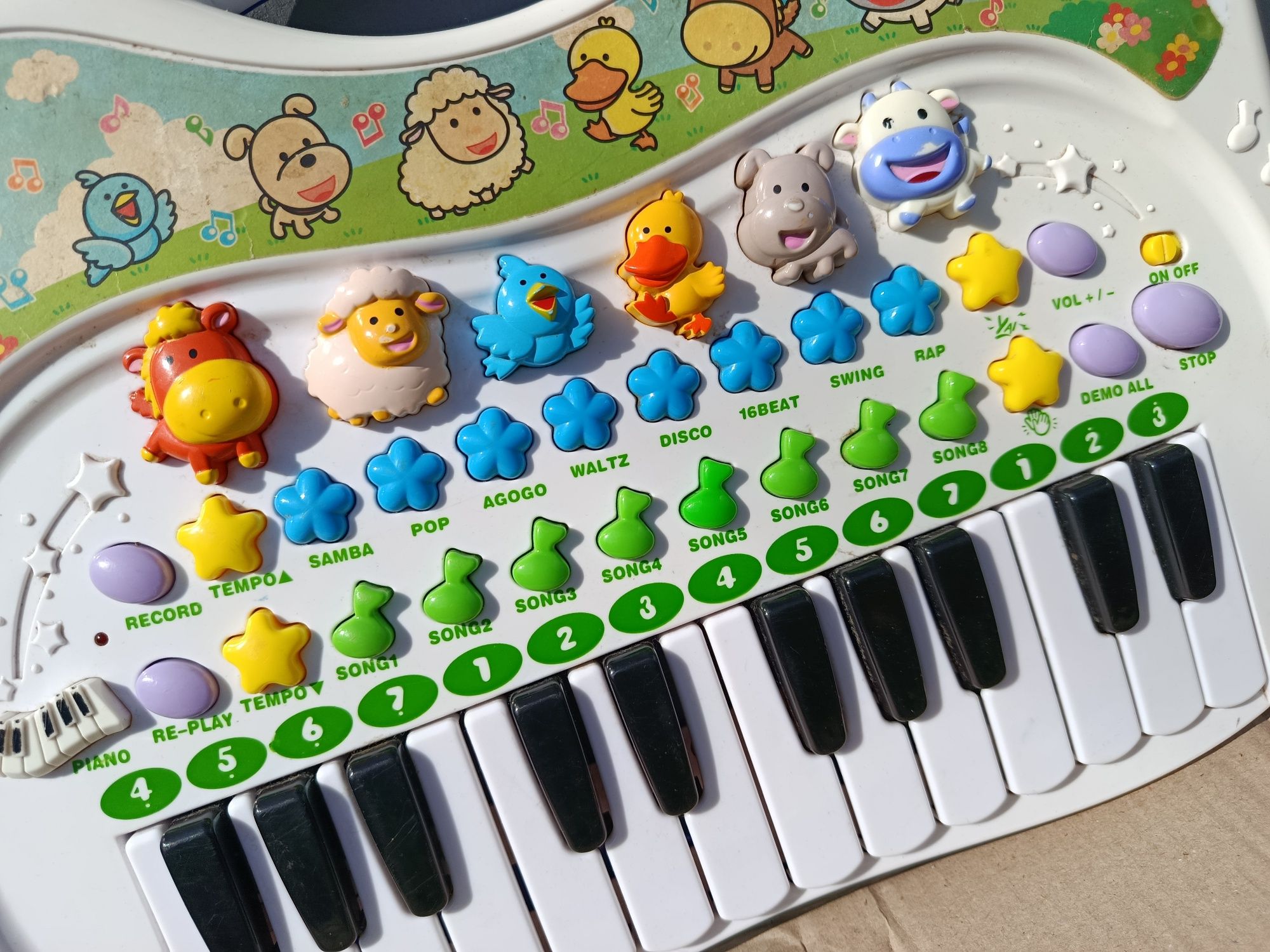 Развивающая музыкальная игрушка пианино
