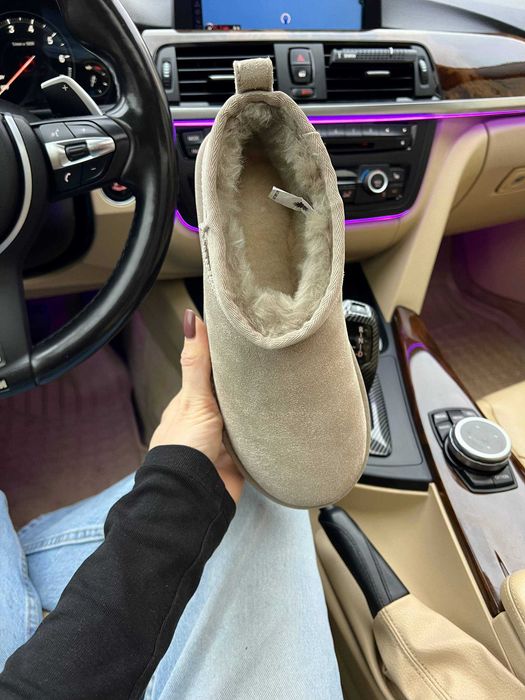 Уггі UGG Ultra Mini Platform Light Grey Угг 5 см (36-40)