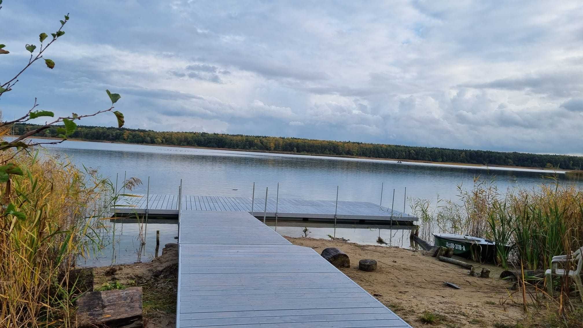 Promenada Taras drewniany Pomost Pływający Pomosty Pływające Działka