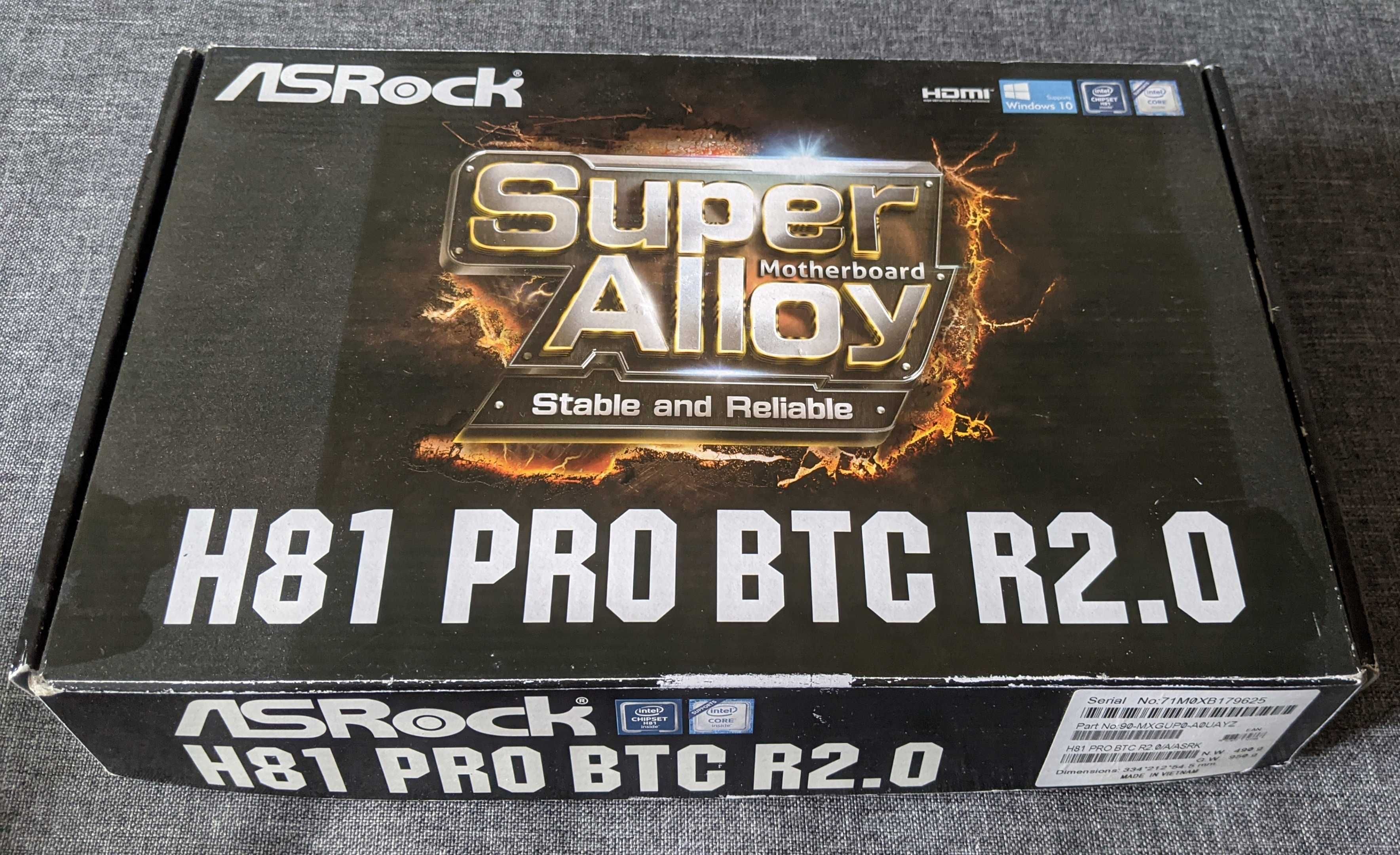 ASRock H81 Pro BTC R2.0 (LGA-1150) CPU  материнская плата