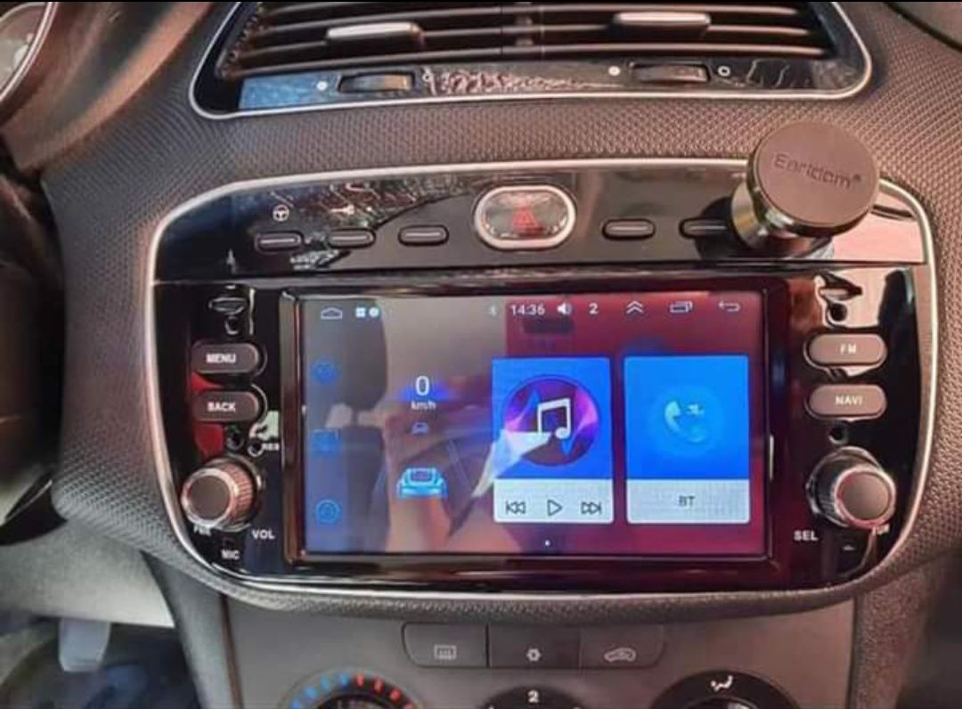 Rádio Android 13 com GPS FIAT Grande Punto/Línea (Artigo Novo)