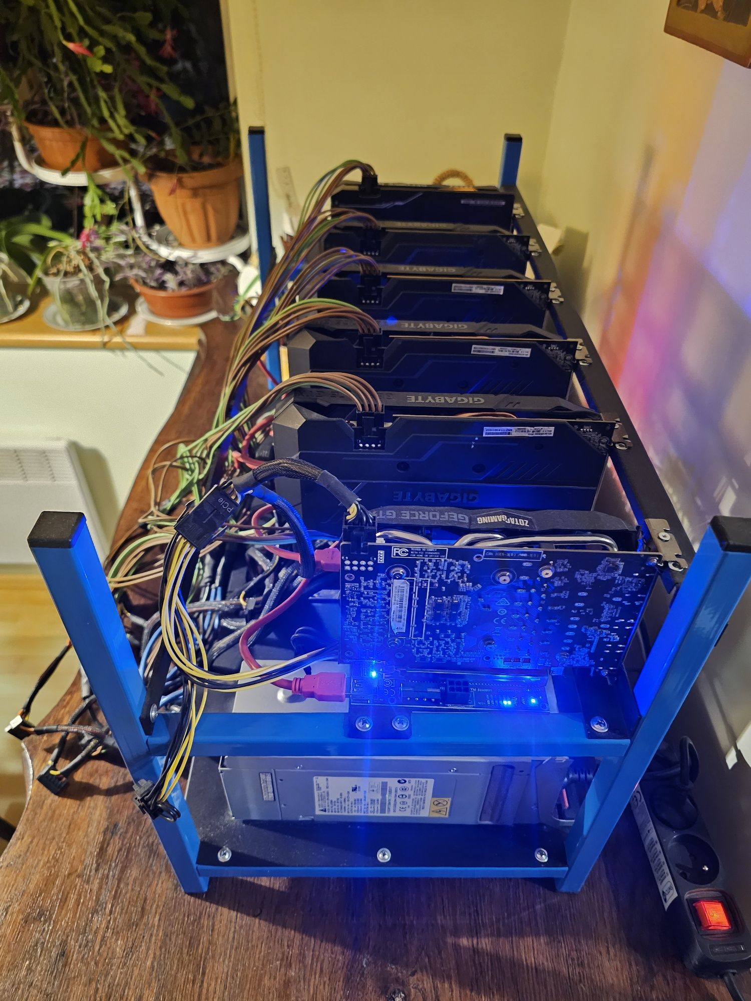 Koparka kryptowalut 7x GTX 1660 super