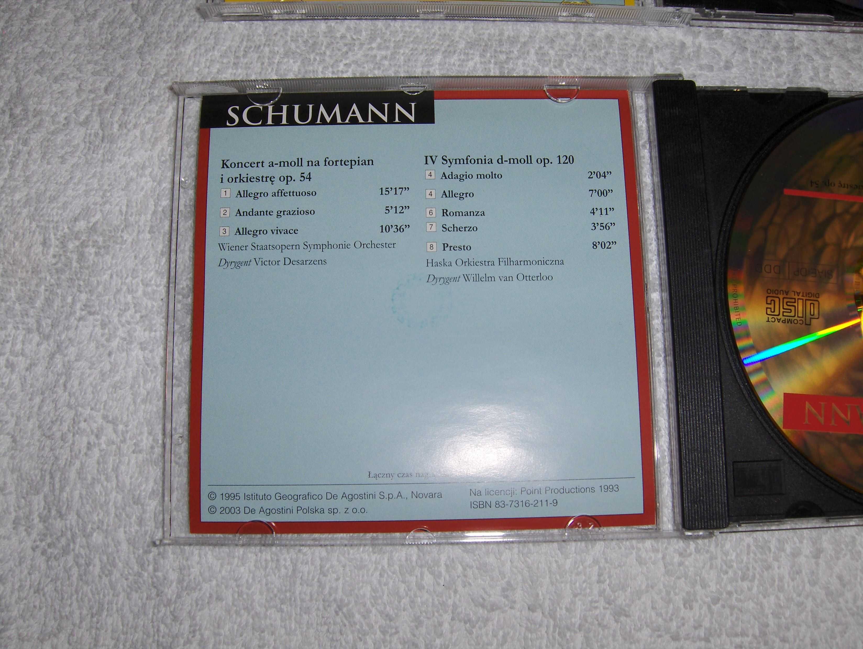 Wielcy kompozytorzy Schumann zestaw dwie płyty