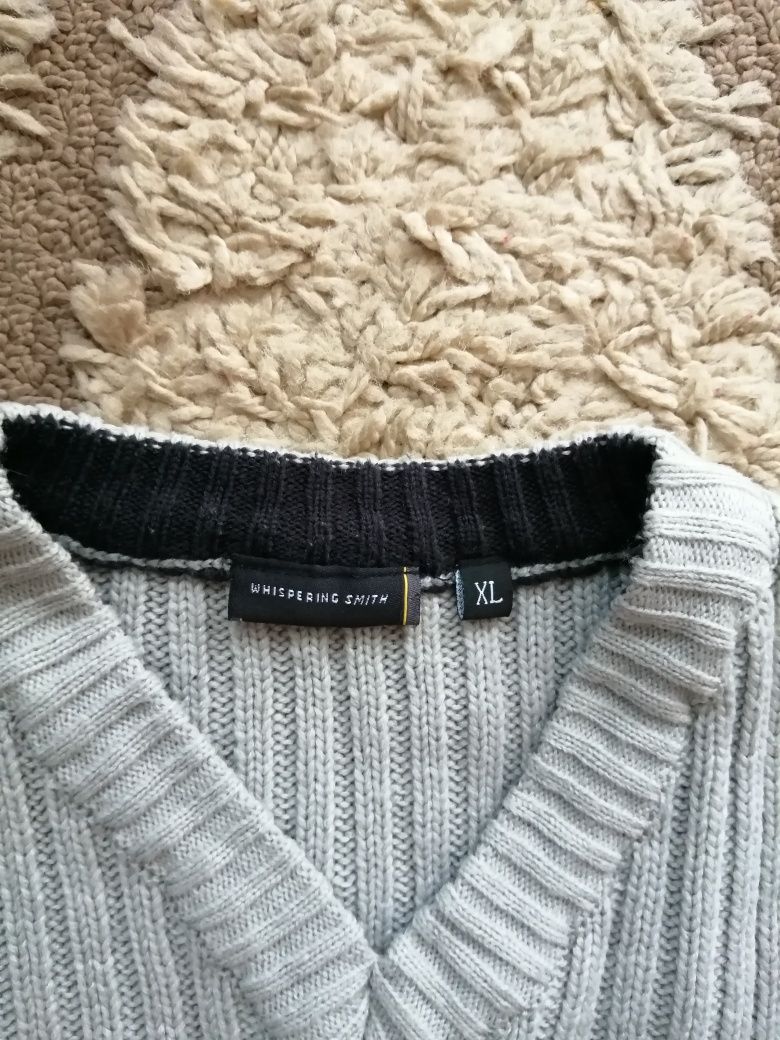 Sweter męski XL gruby