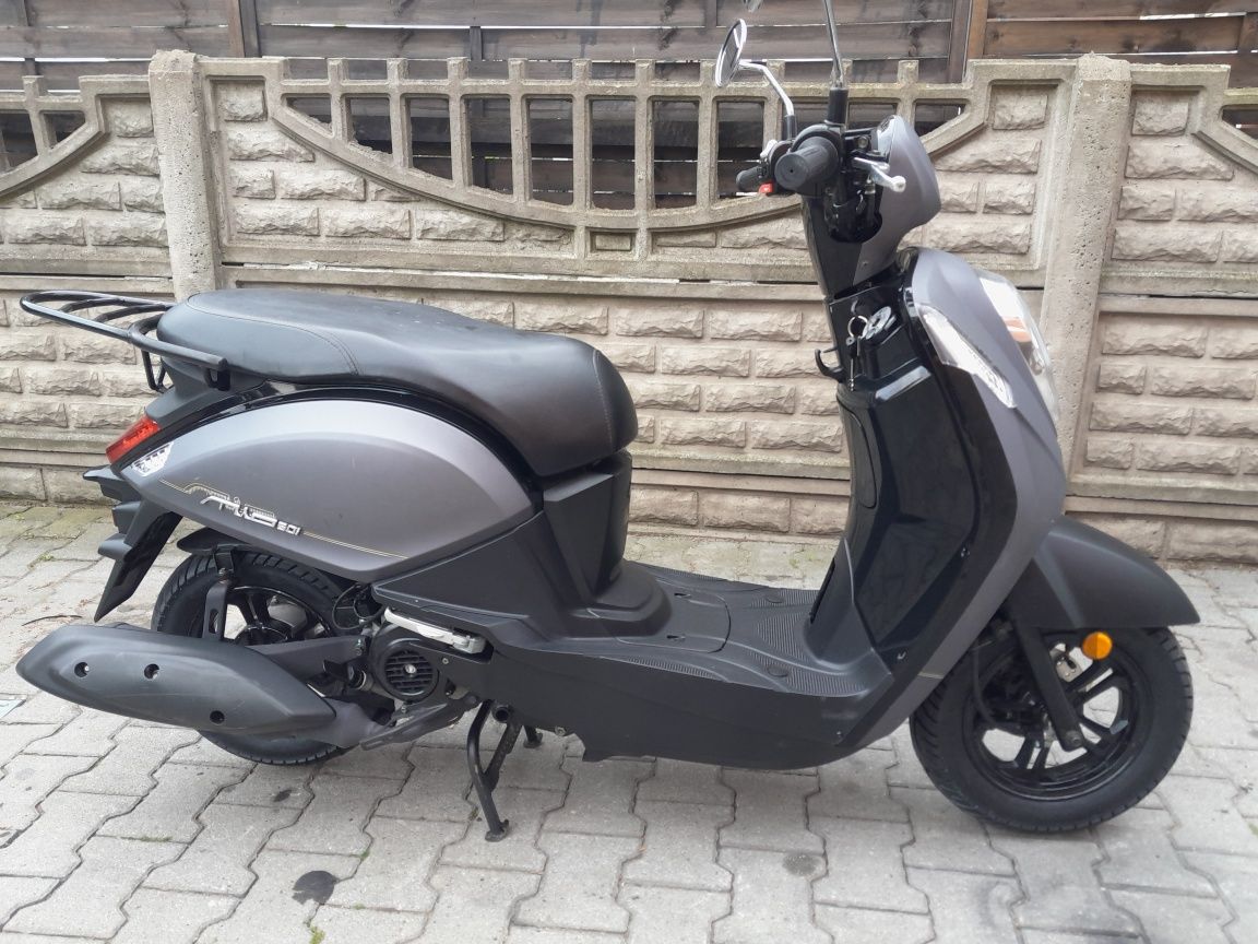 Sym MIO 50cc.2021r.Retro.Tylko 2tys.km.Lekki.zwinny.mocny! Na dowód.T