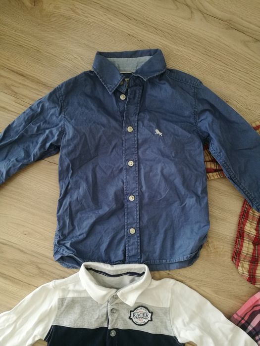 Zestaw paka dla chłopca 98 koszule + gratis spodnie