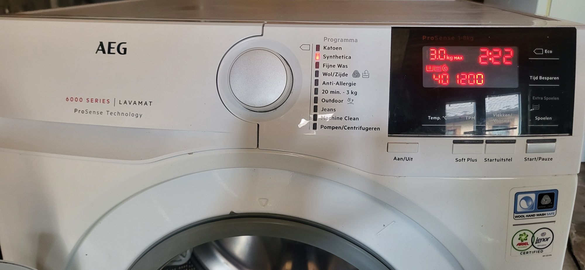 Пральна стиральна машина AEG 6000  8kg