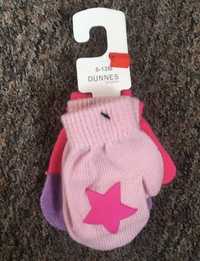 Дитячі рукавички  для малюків 2 пари dunnes (6 - 12 міс)