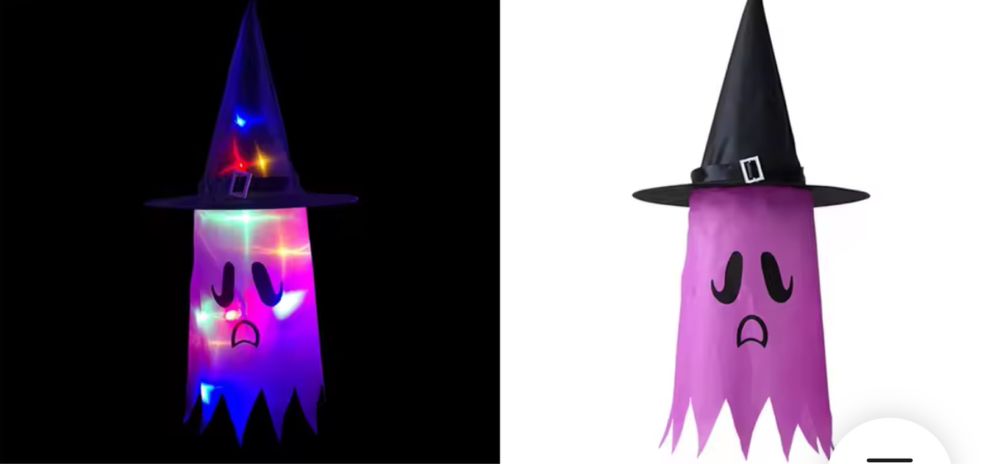 Zestaw 3 duchów świecących halloween HAL10