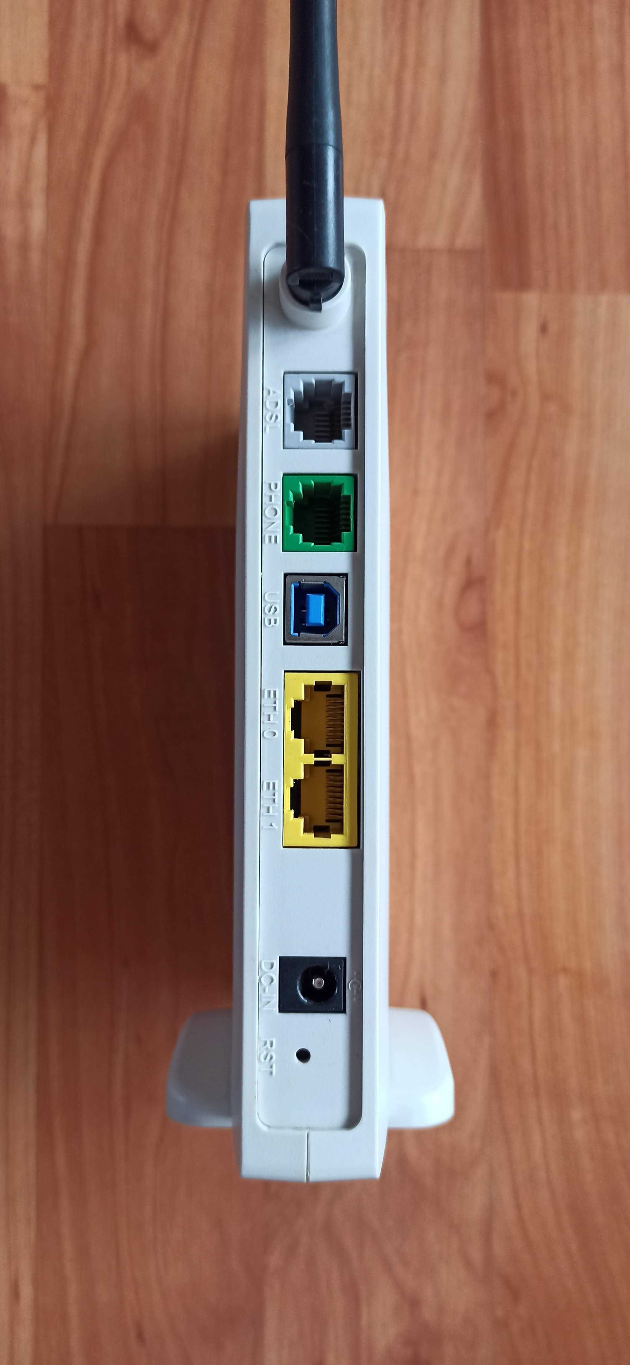 Router Pirelli wi-fi com modem ADSL integrado