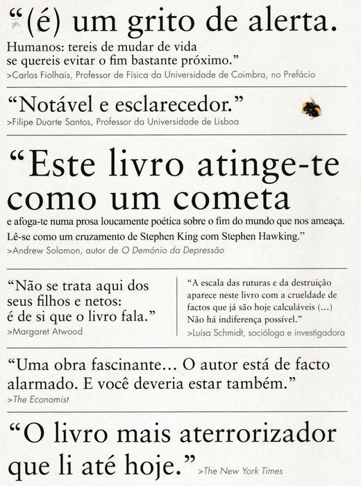 Livro A Terra Inabitável de David Wallace-Wells [Portes Grátis]