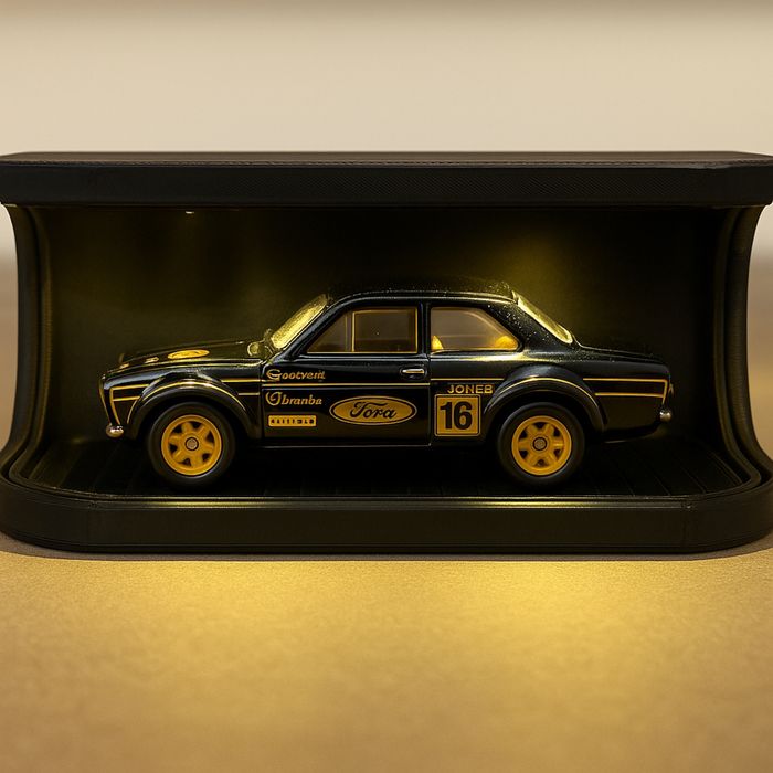 Moldura hotwheels com iluminação