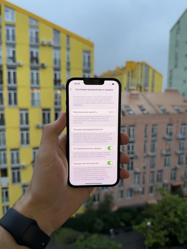 100% Аккум Идеал iPhone 13 128Gb Midnight Neverlock Айфон Black