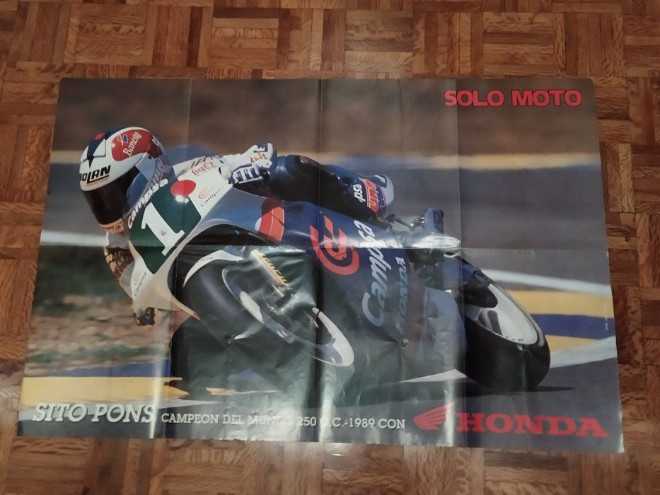 Poster do Piloto Sito Pons - Motociclismo