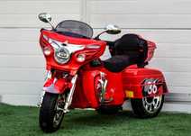 Motocykl HARLEY DAVIDSON CVO Elektryczny Auto Akumulator TRAJKA DZIECI