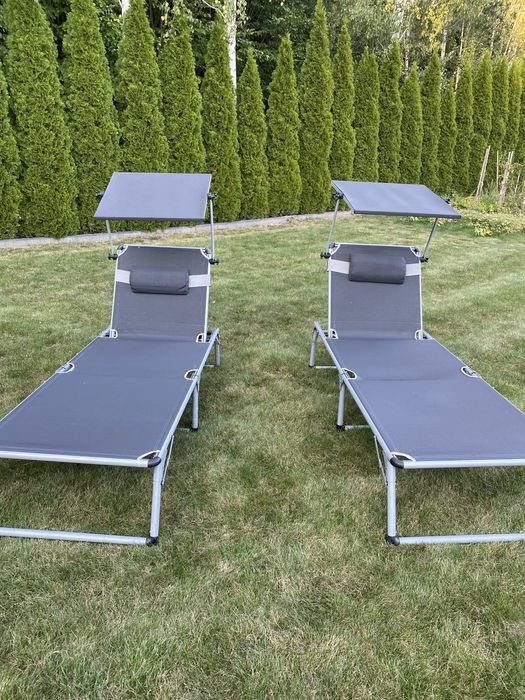 Zestaw dwóch leżaków