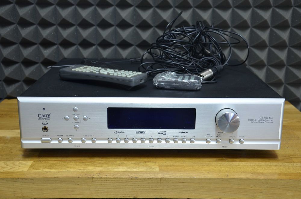 Przedwzmacniacz / procesor / DAC Cary Audio Design Cinema 11a / XLR
