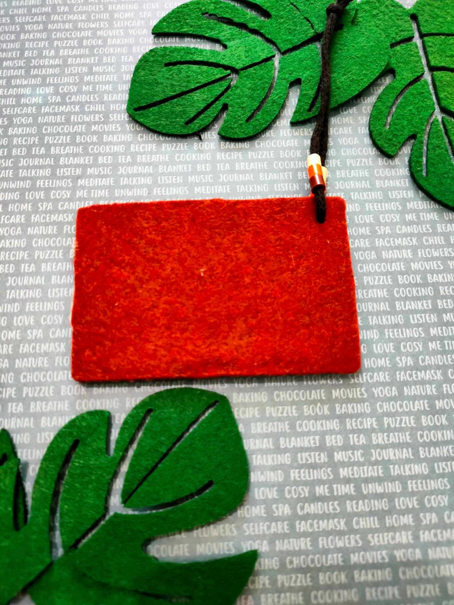 Brelok kaseta z koralików Handmade