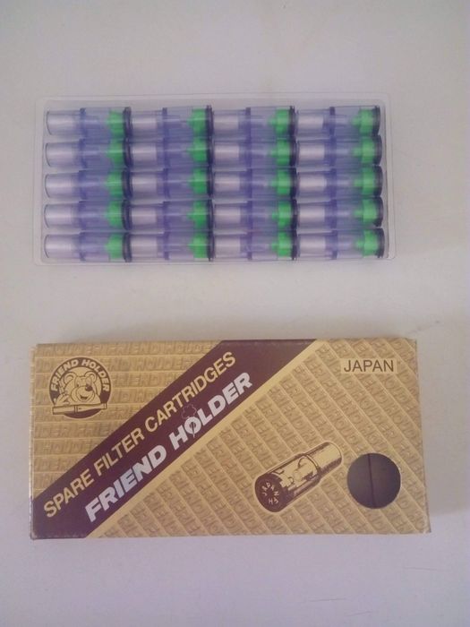 Caixa 20 filtros para boquilha Targard e Friend Holder - Novos