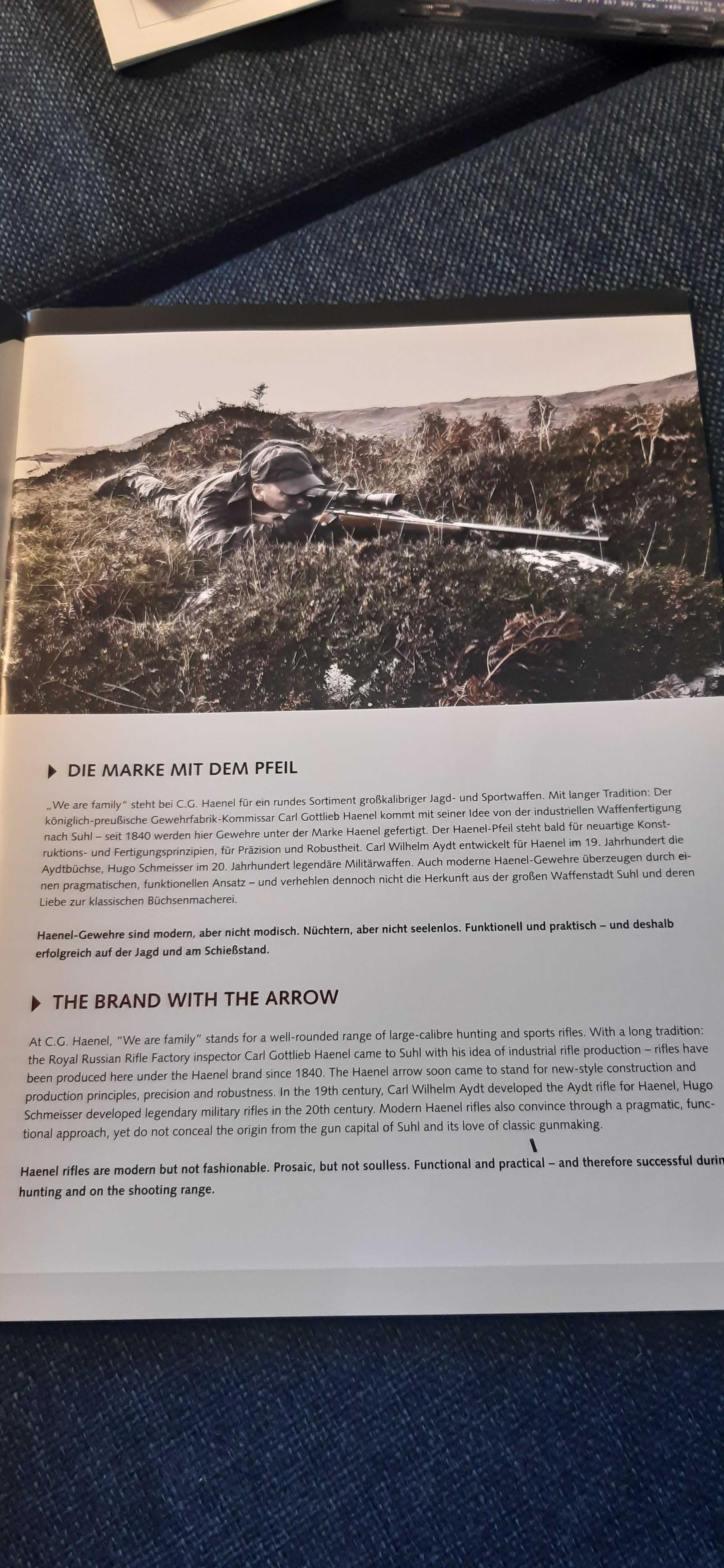 stary katalog broni myśliwskiej marki JAEGER