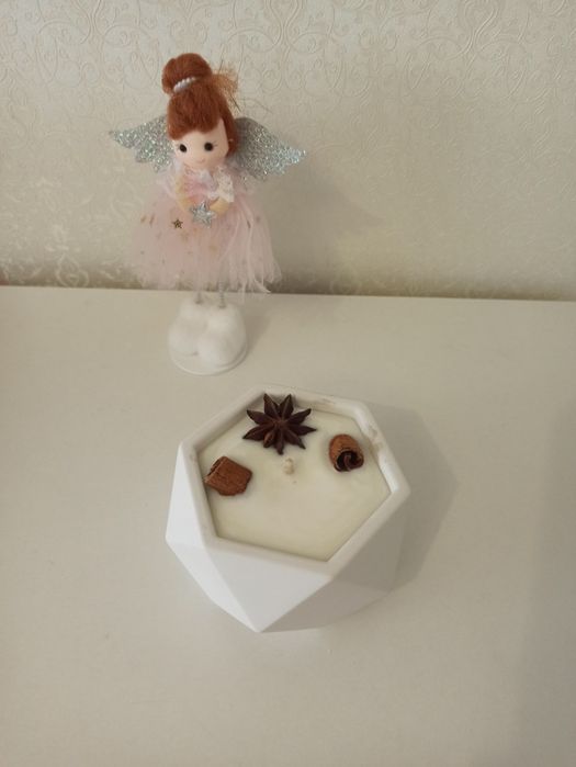 Аромасвічка ручної роботи 100 % соєвий віск