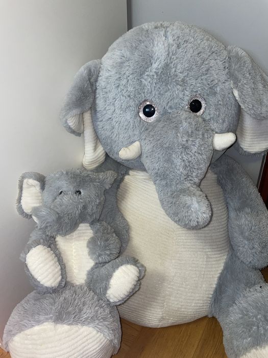 Zestaw maskotek | słoń| pluszak | przytulanka dla dzieci | niemowląt |