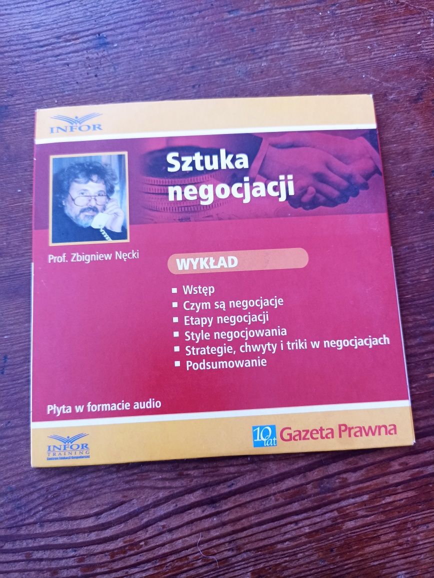 Prof. Zbigniew Nęcki: Sztuka negocjacji Wykład, płyta cd