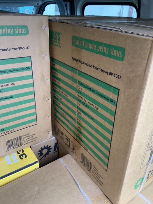 Бензиновий інверторний електрогенератор BASS 3.8 kwt i mar-pol 3.5 kwt