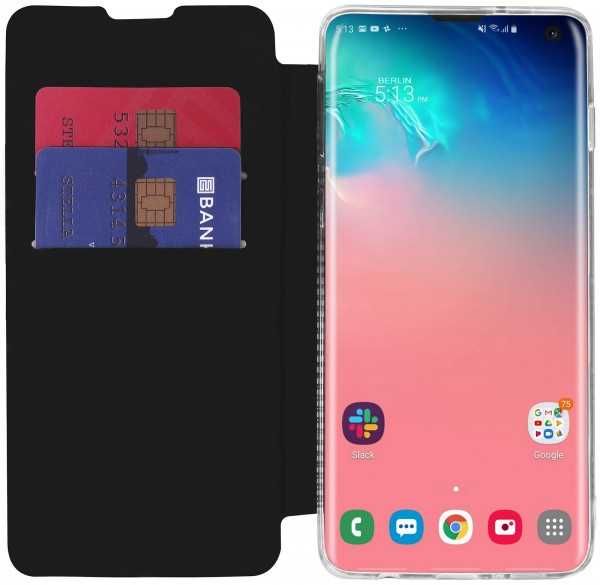 Etui Stilgut do Samsung Galaxy S10 czarne blokujące NFC / RFID NOWE